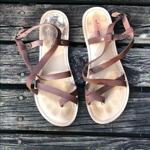 White Mountain sandals